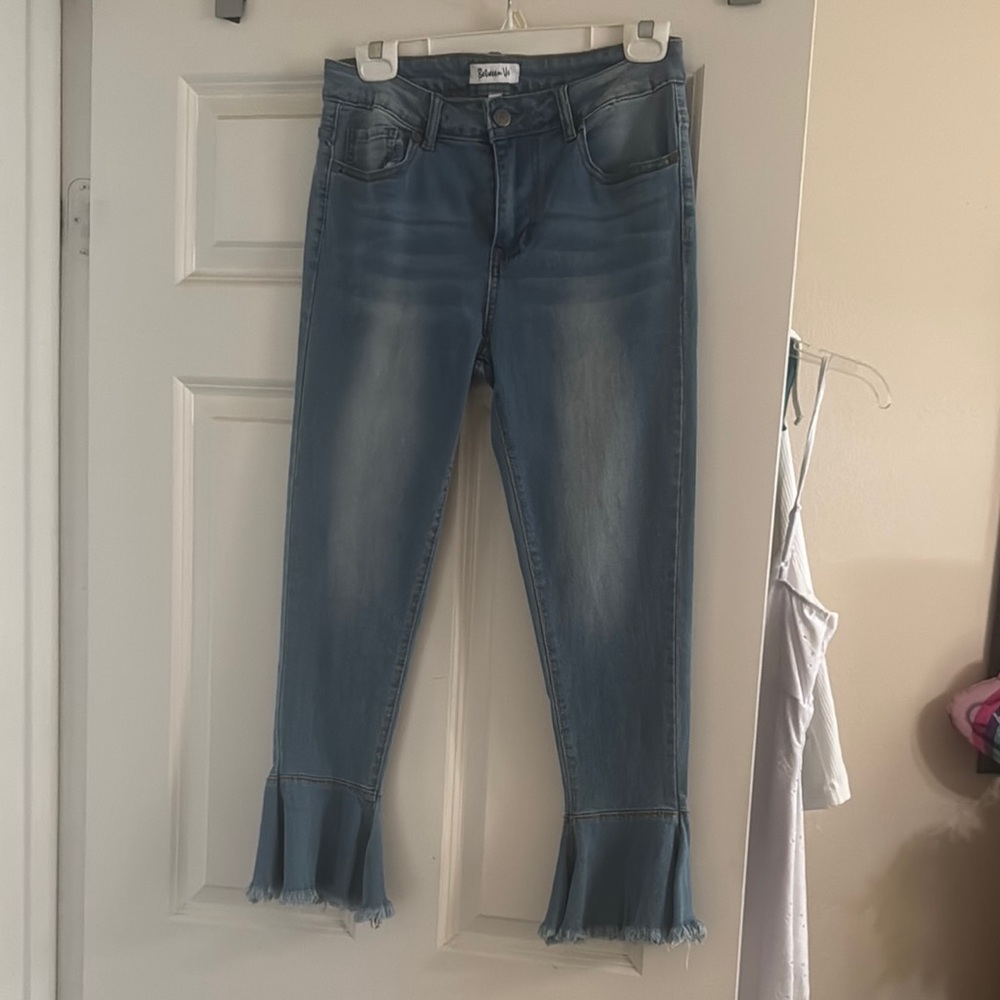 Judy Blue Flare Wide Leg Jeans in Classic Blue